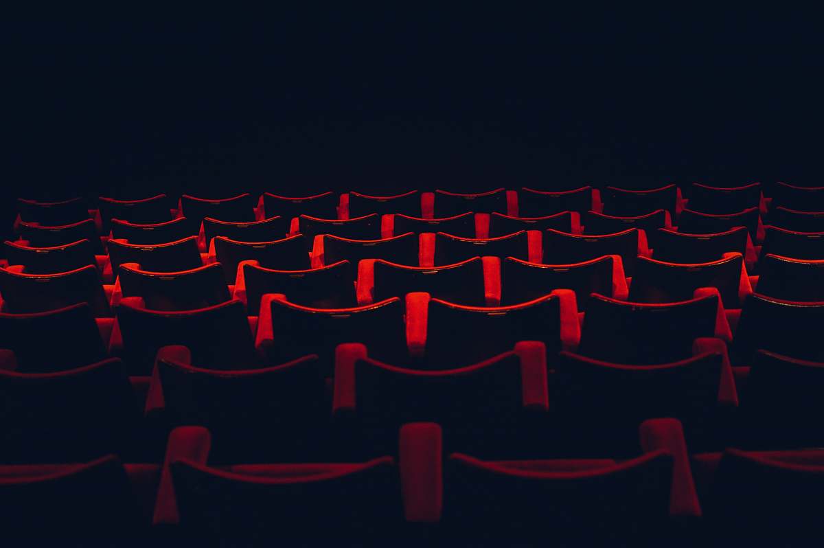 red chairs red and black theater seats cinema